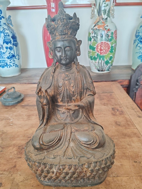 古玩銅器銅佛像真品鑒賞圖