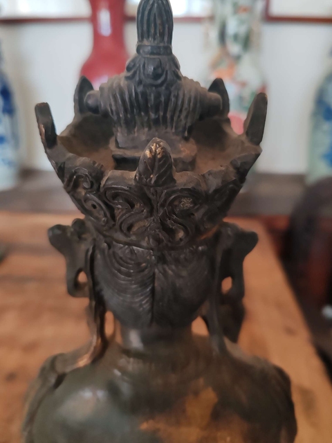 古玩銅器銅佛像真品鑒賞圖