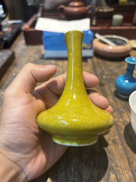 古玩陶瓷荸薺瓶真品鑒賞圖