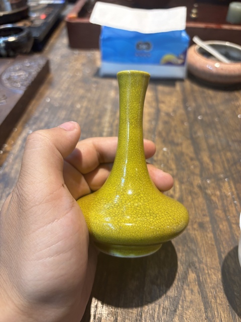 古玩陶瓷荸薺瓶真品鑒賞圖