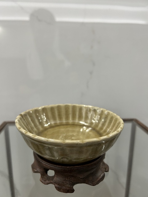 古玩陶瓷龍泉青瓷蔗椴洗真品鑒賞圖