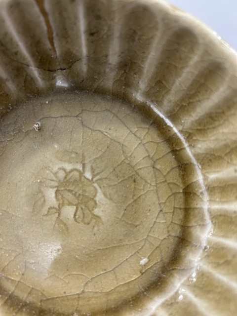 古玩陶瓷龍泉青瓷蔗椴洗真品鑒賞圖