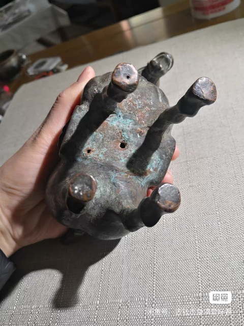 古玩銅器銅馬真品鑒賞圖