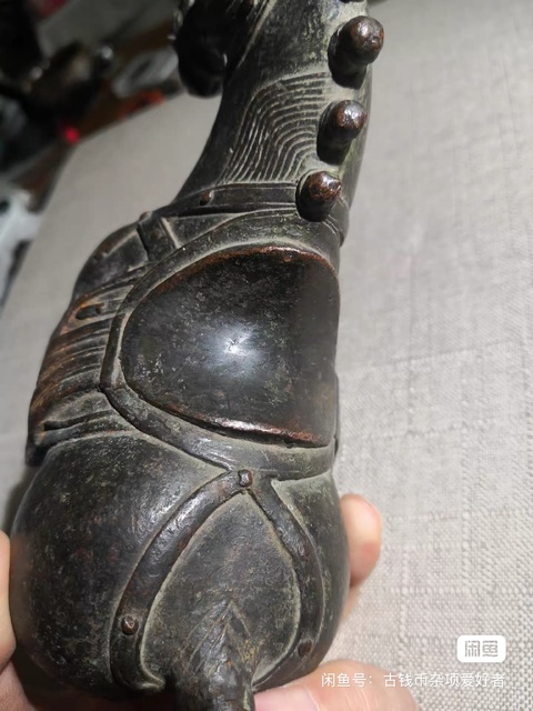 古玩銅器銅馬真品鑒賞圖