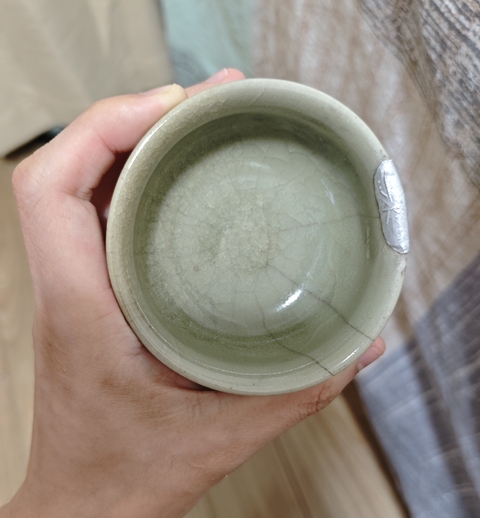 古玩陶瓷龍泉窯高足杯真品鑒賞圖