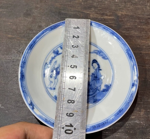 古玩陶瓷青花人物故事盤拍賣，當前價格2600元