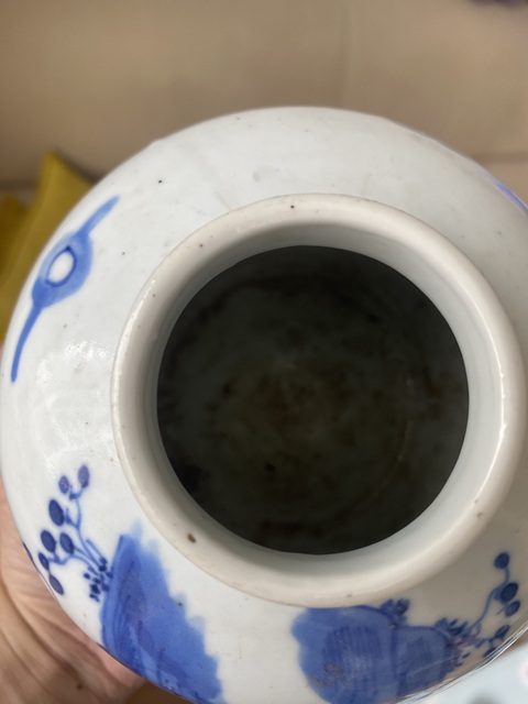 古玩陶瓷青花人物故事罐真品鑒賞圖
