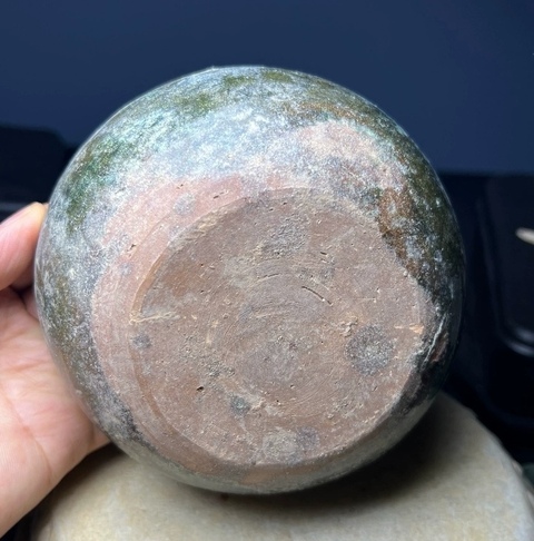 古玩陶瓷綠釉碗真品鑒賞圖