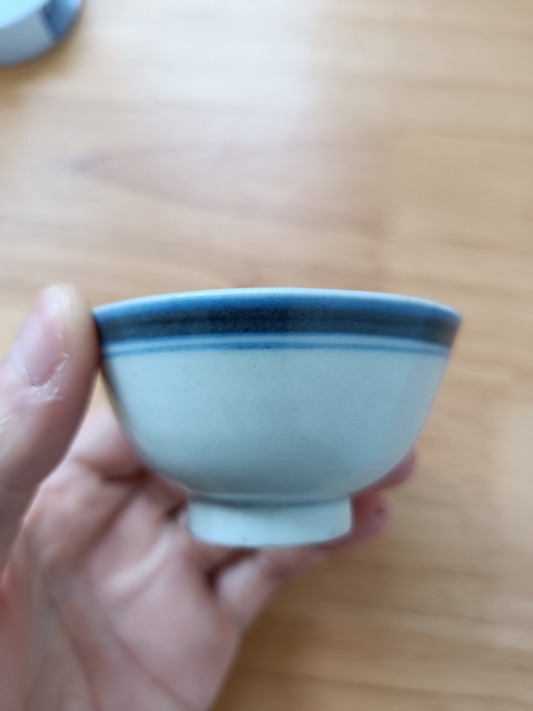 古玩陶瓷宣統(tǒng)青花杯真品鑒賞圖