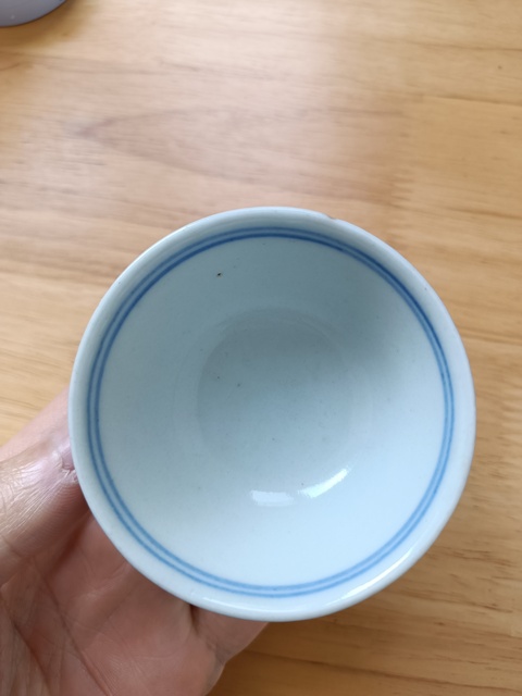 古玩陶瓷宣統(tǒng)青花杯真品鑒賞圖
