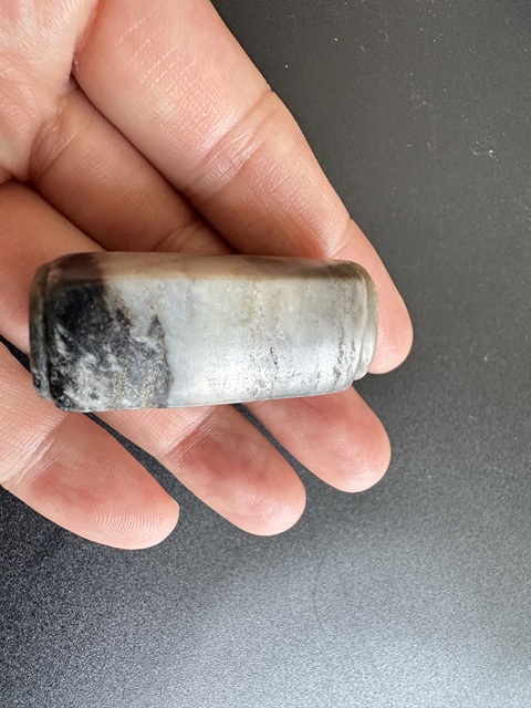 古玩玉器宋元時期琮型勒子真品鑒賞圖