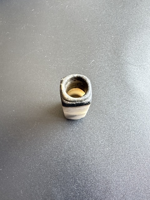 古玩玉器宋元時期琮型勒子真品鑒賞圖