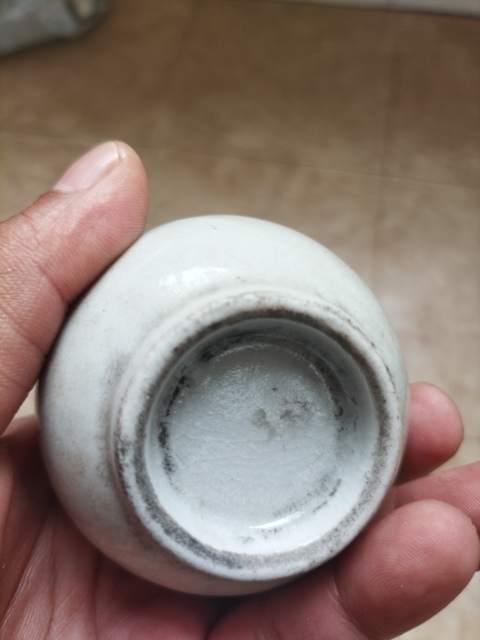 古玩陶瓷哥釉蒜頭瓶真品鑒賞圖
