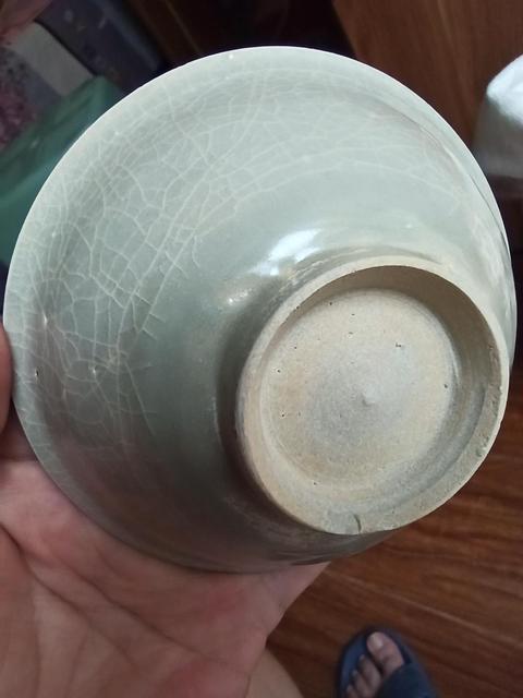 古玩陶瓷青白釉撇口碗真品鑒賞圖