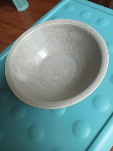 古玩陶瓷青白釉撇口碗真品鑒賞圖