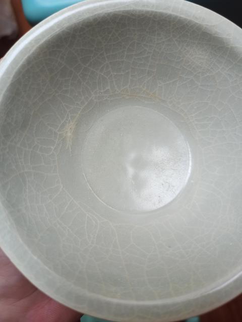 古玩陶瓷青白釉撇口碗真品鑒賞圖