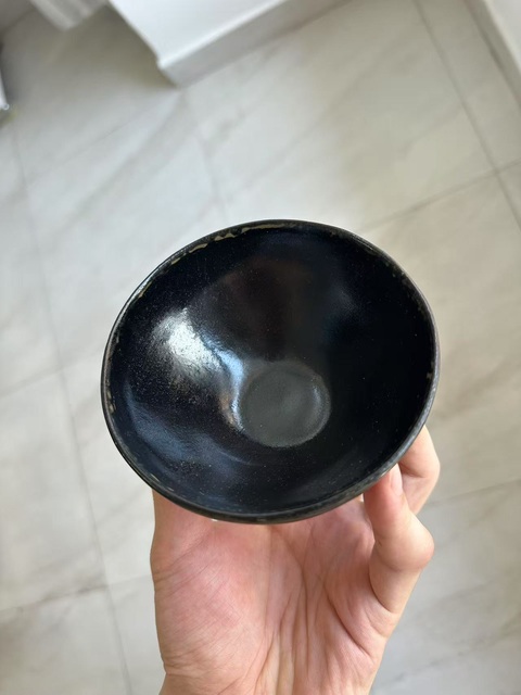 古玩陶瓷黑釉盞真品鑒賞圖