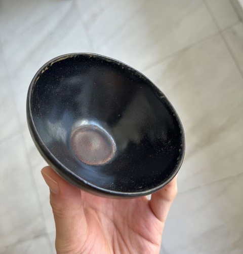 古玩陶瓷黑釉盞真品鑒賞圖