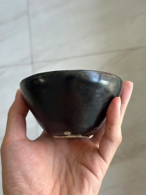 古玩陶瓷黑釉盞真品鑒賞圖