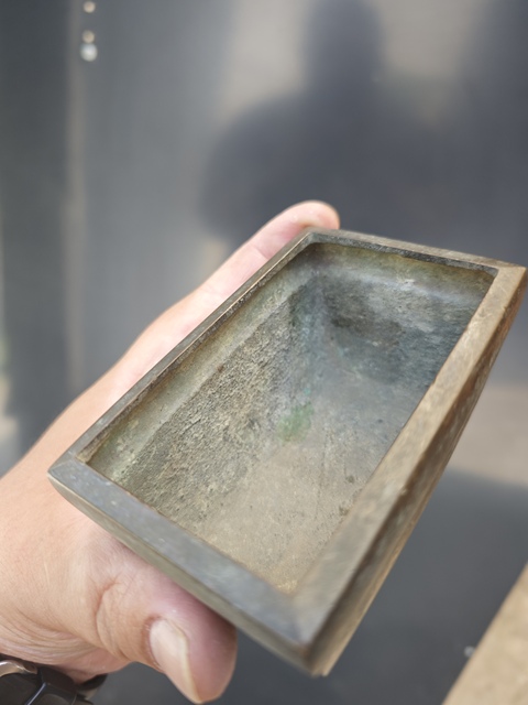 古玩銅器銅爐 方馬槽爐真品鑒賞圖