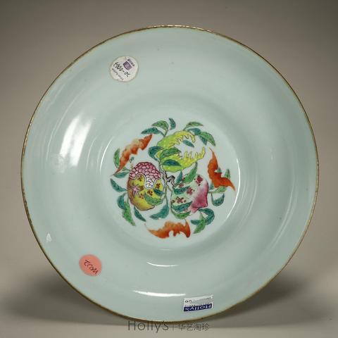 古玩陶瓷粉彩碗（磨款）真品鑒賞圖