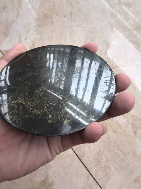 古玩銅器漢代半圓方枚神獸鏡真品鑒賞圖