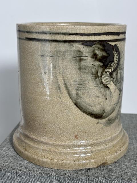古玩陶瓷龍紋青花筆筒真品鑒賞圖