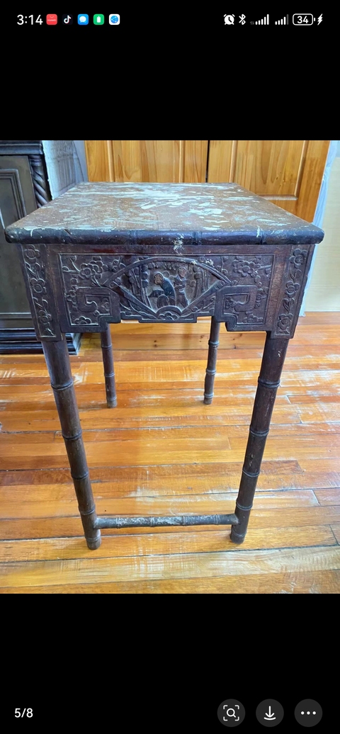 古玩雜項半桌真品鑒賞圖