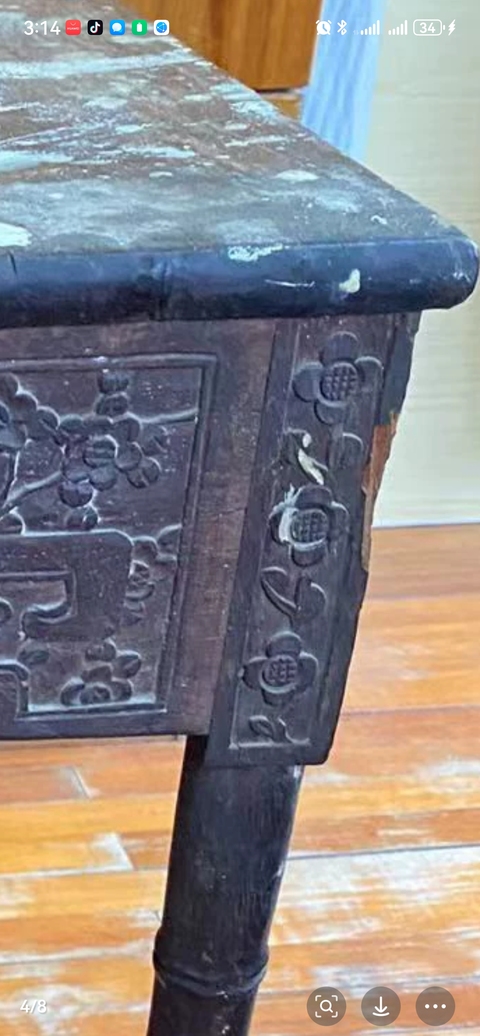 古玩雜項半桌真品鑒賞圖