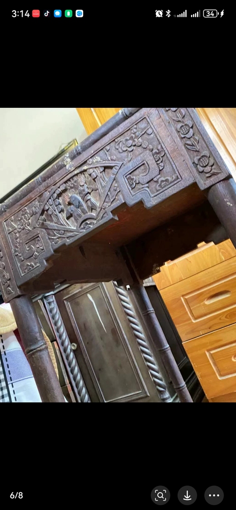 古玩雜項半桌真品鑒賞圖