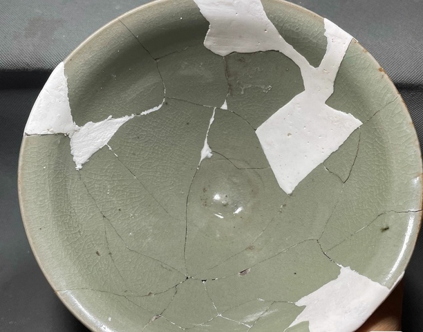 古玩陶瓷宋代臨汝窯大碗真品鑒賞圖