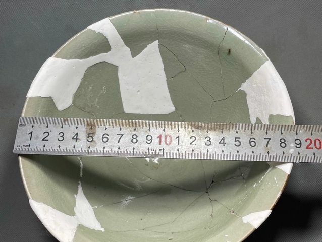 古玩陶瓷宋代臨汝窯大碗真品鑒賞圖