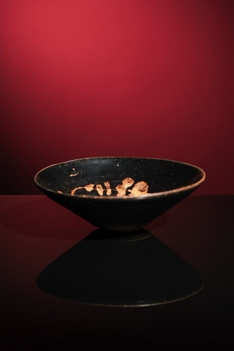 古玩陶瓷吉州窯月影梅真品鑒賞圖
