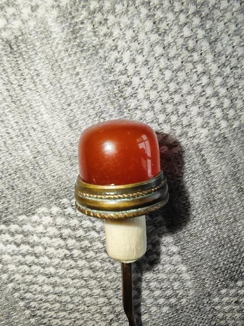 古玩玉器鼻煙壺蓋真品鑒賞圖