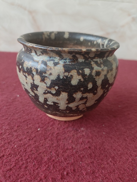 古玩陶瓷吉州窯窯變釉罐真品鑒賞圖