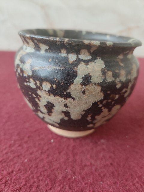 古玩陶瓷吉州窯窯變釉罐真品鑒賞圖