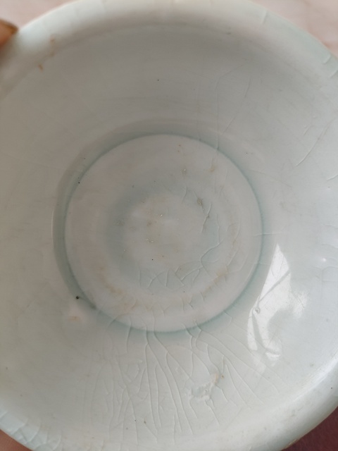 古玩陶瓷青白釉葵口碗真品鑒賞圖