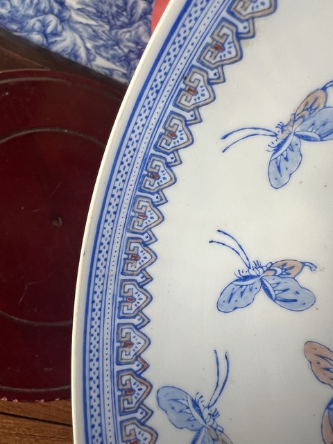 古玩陶瓷粉彩人物故事薄胎碗真品鑒賞圖