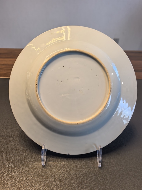 古玩陶瓷青花人物故事紋盤真品鑒賞圖