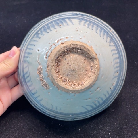 古玩陶瓷青花花卉紋碗拍賣,當前價格1000元