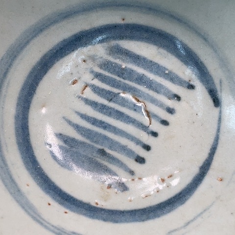 古玩陶瓷青花花卉紋碗拍賣,當前價格1000元