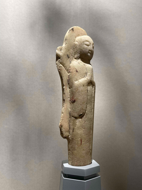 古玩雜項弟子像真品鑒賞圖