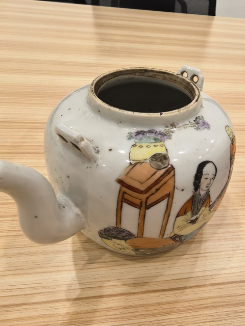 古玩陶瓷粉彩壺真品鑒賞圖
