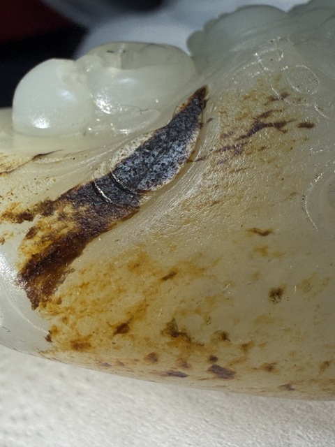 古玩玉器和田玉彌勒佛題材把件真品鑒賞圖