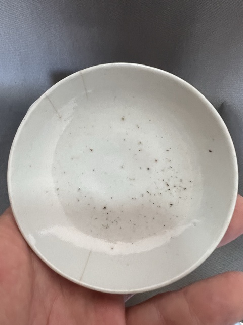 古玩陶瓷墨彩太師少保圖蓋碗真品鑒賞圖