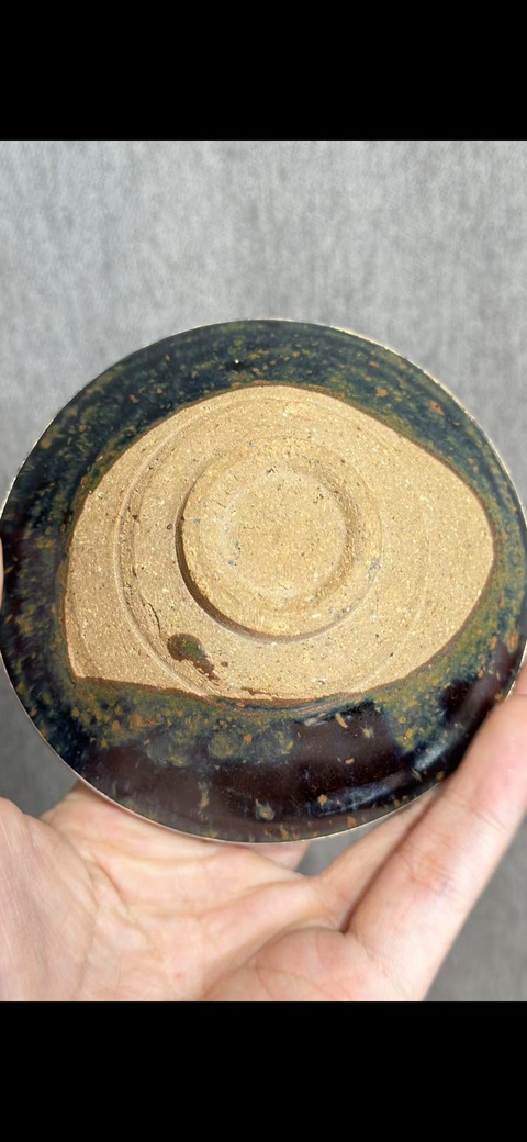 古玩陶瓷福清窯黑釉茶盞真品鑒賞圖