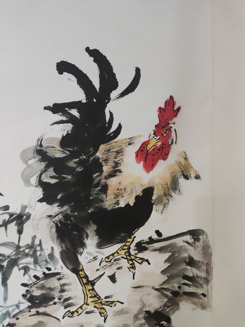 古玩字畫手工精裱名家康華峰 春風得意拍賣,當前價格10元