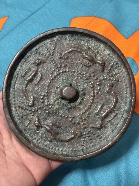 古玩銅器銅鏡真品鑒賞圖