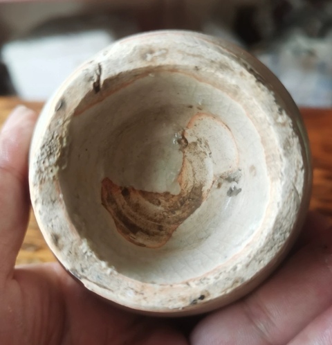 古玩陶瓷哥釉琵琶尊真品鑒賞圖