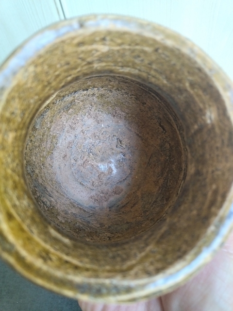 古玩陶瓷吉州窯黃釉渣斗拍賣，當(dāng)前價格999元
